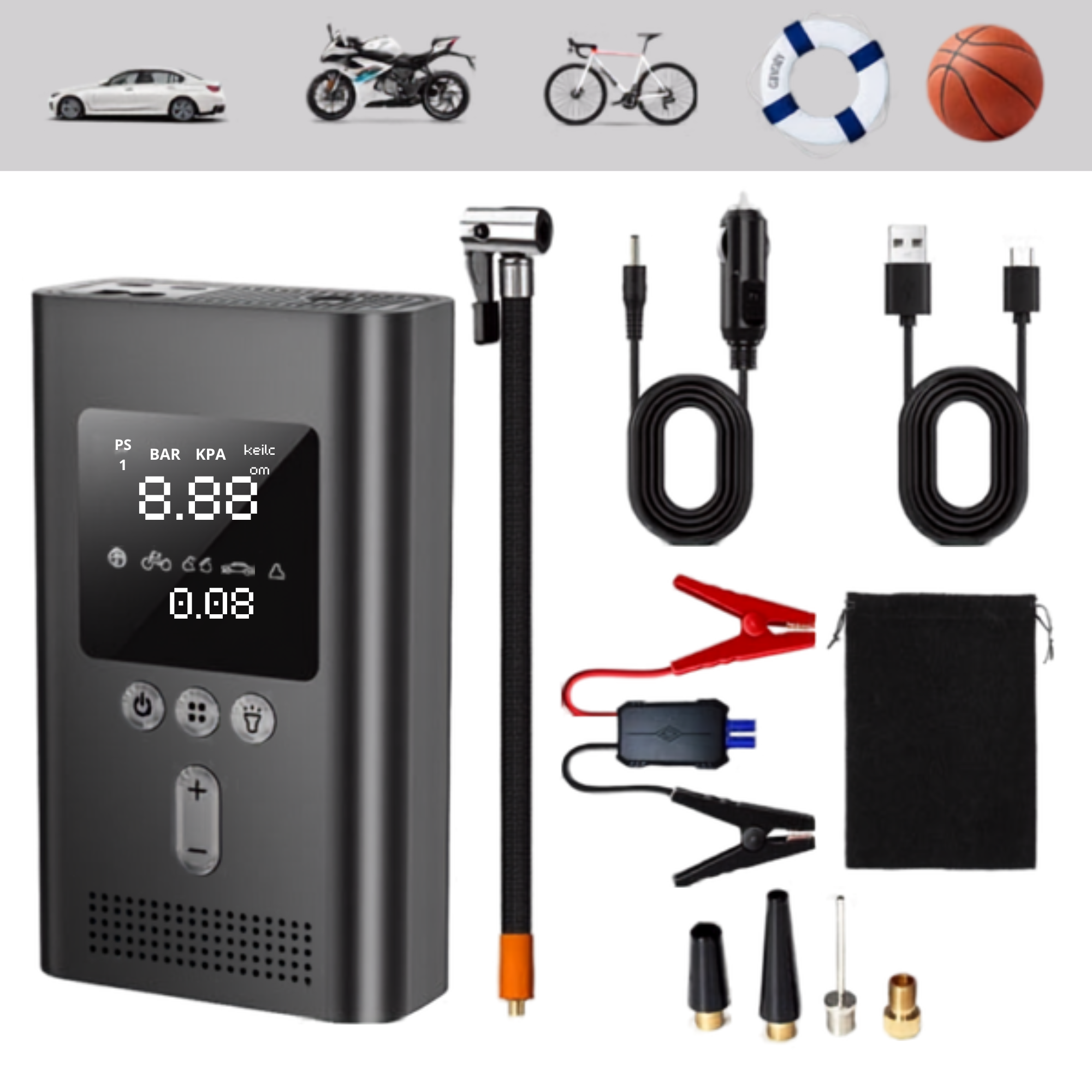 JumpPro™ 2-in-1 Car Jump Starter & 150PSI Air Compressor – For Gas & Diesel Engines
