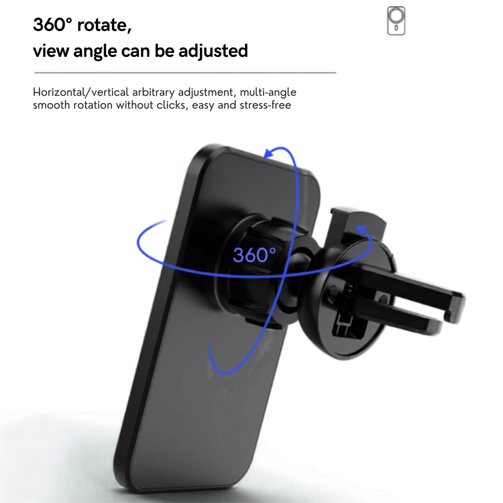 MagMount™ Magnetic Wireless Car Charger – MagSafe Compatible for iPhone 12-15 Pro Max