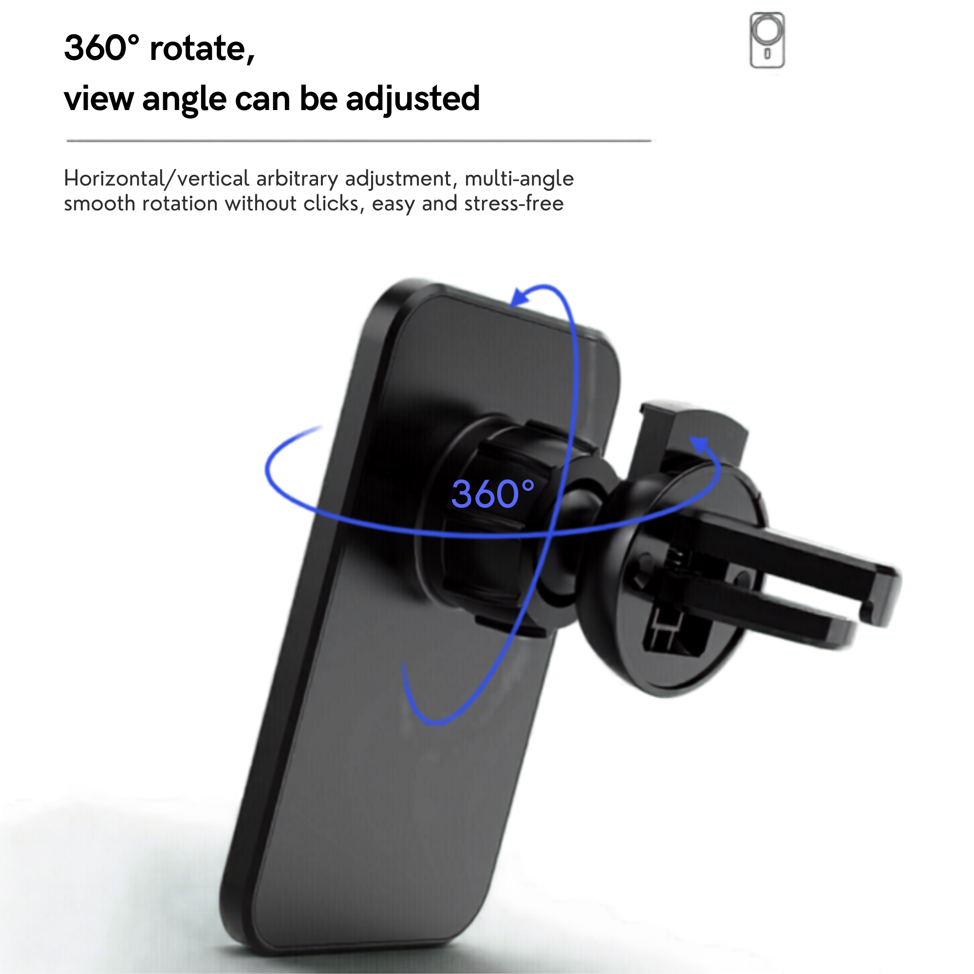MagMount™ Magnetic Wireless Car Charger – MagSafe Compatible for iPhone 12-15 Pro Max